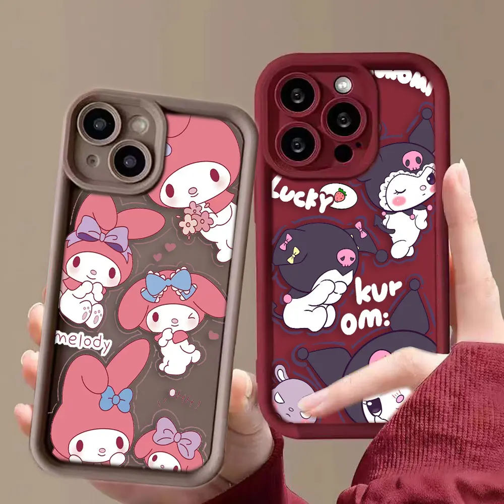 Cute Kuromi Hello Kitty My Melody Case For Infinix TECNO POP 8 CAMON 20 SPARK 10 20 SMART 5 6 7 8 HOT 10 20 30 30I 40 40I Case