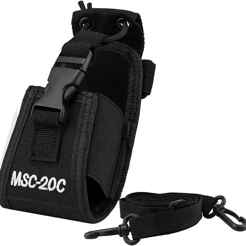 

1 Set Multifunctional Radio Walkie Talkie Holder MSC-20C Nylon Walkie Talkie Universal Bag For UV-5R TYT ICOM