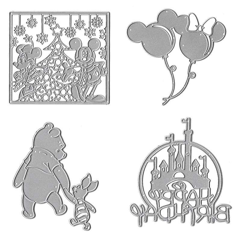 Carbon Steel Cutting Die Disney-licensed Princess Mickey Mouse Winnie the Pooh Snow White Elsa Numbers