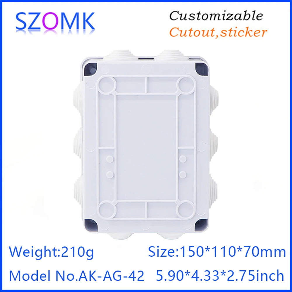 SZOMK hot-sale AK-AG-42 electronic plastic box ip65 enclosure junction box cctv