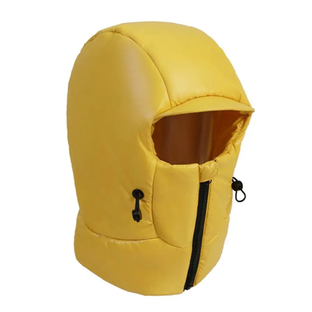 Outdoors Cycling Bomber Hat Warm Integrated Face Ear Ushanka Fur Hat Thick Windproof Neck Protection Mask for Men Women image 2