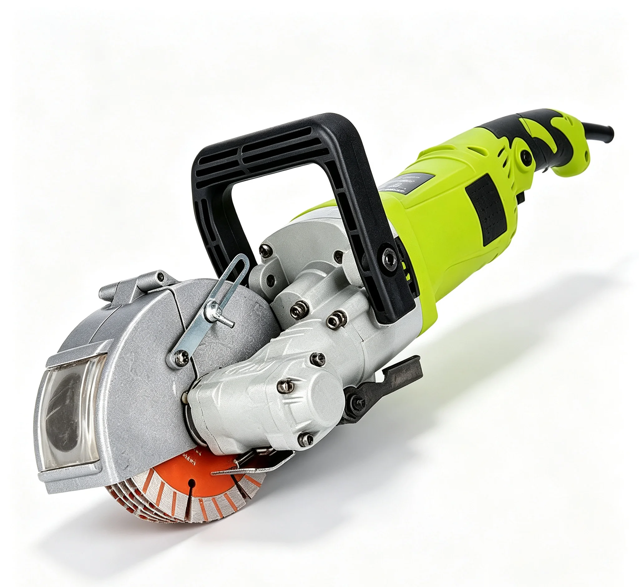 Industrial Electric 4800W Automatic Wet Cutting Machine Rounded Blade 53mm Depth 6500rpm Speed for Concrete Wall Applications
