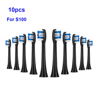 10Pcs Sarmocare S100 Toothbrushes Head Ultrasonic Sonic Electric Toothbrush Replacement Toothbrush Heads