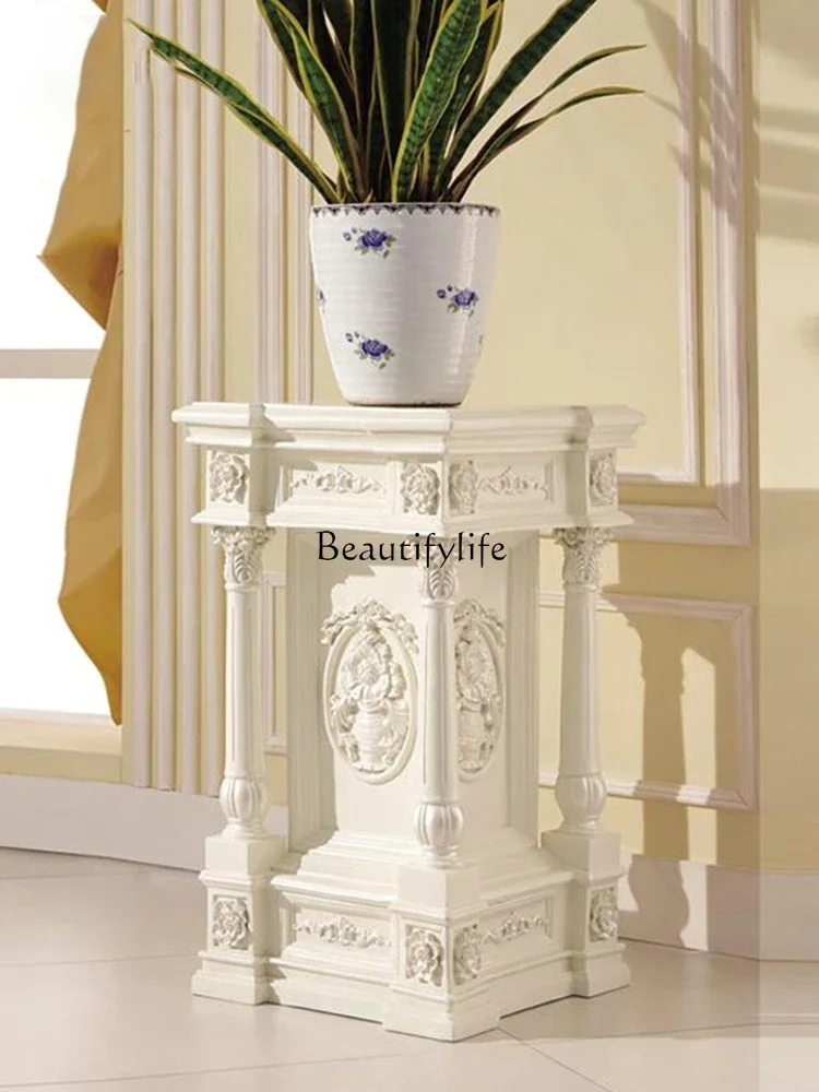 GG8Flower stand Living room Shelf European balcony Simple modern flower table