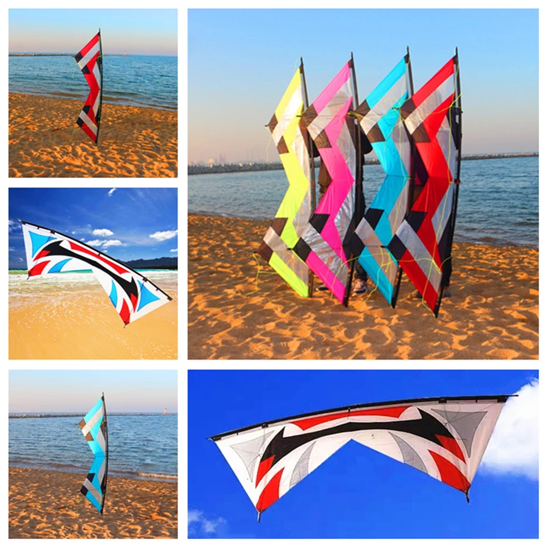 Free shipping quad line stunt kites for adults kite line 2.1m rev outdoor fun sports kites albatross kite factory wind surfing