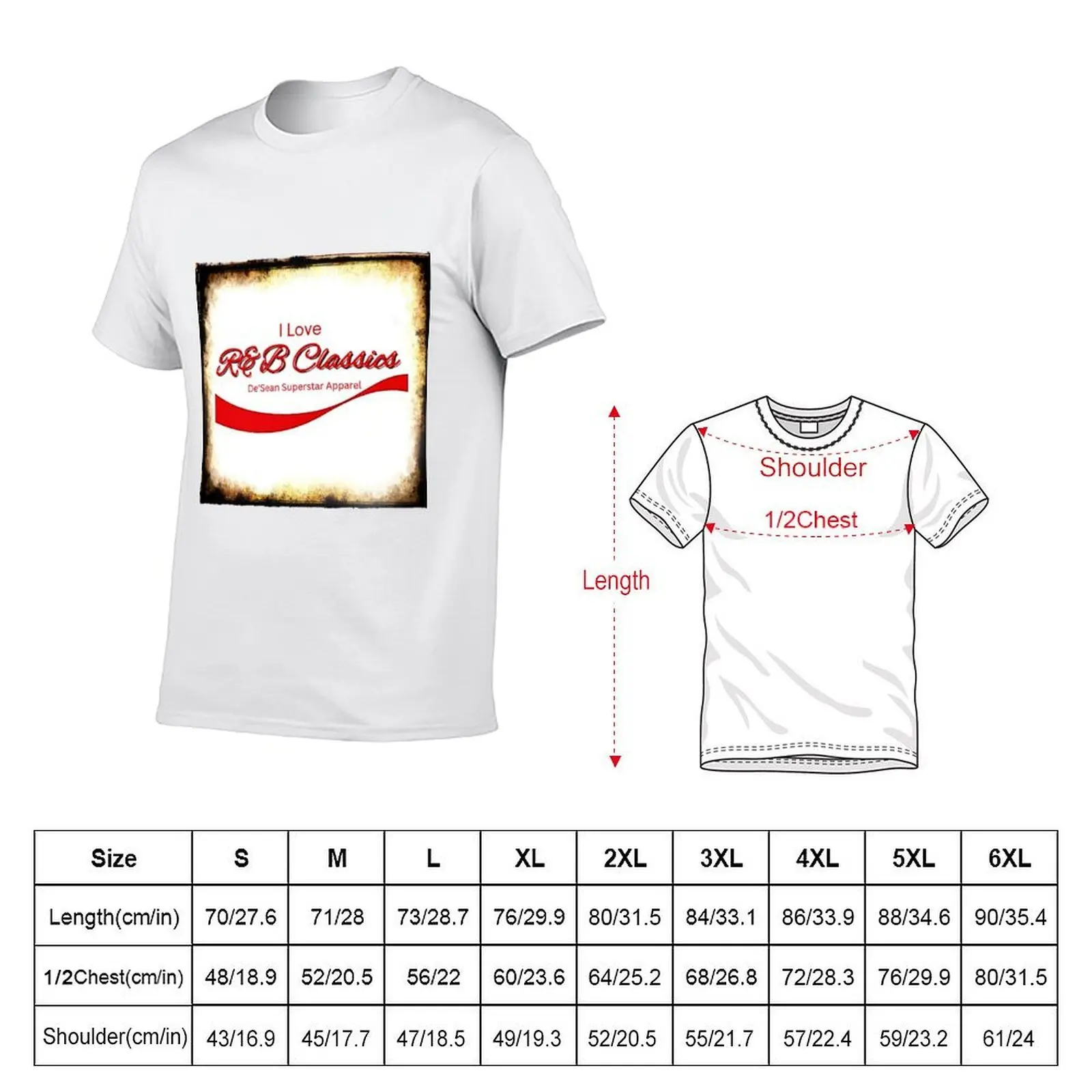 تي شيرت R&B كلاسيكيات من De'Sean Superstar Apparel تي شيرت g man تي شيرت للرجال تي شيرت قطني #5