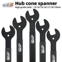 Super B Bicycle Tools Hub Cone Spanner 13-19mm Spec MTB Road Bike Hub Spanner Tool Designed for Riders and Home Mechanics