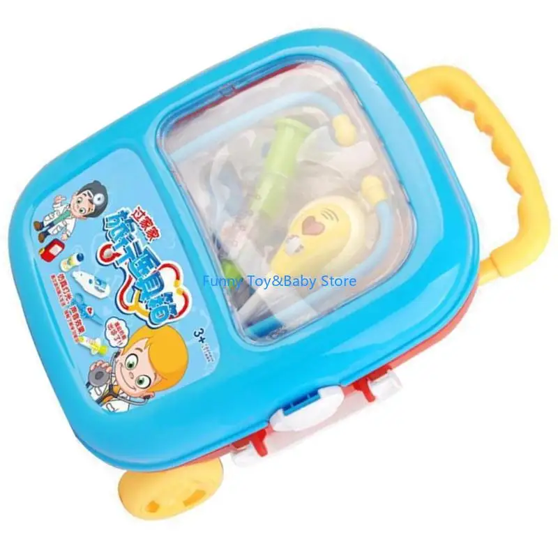 Interactive Doctor Pretend Play Toy Suitcase For Children Early Educational C90B
