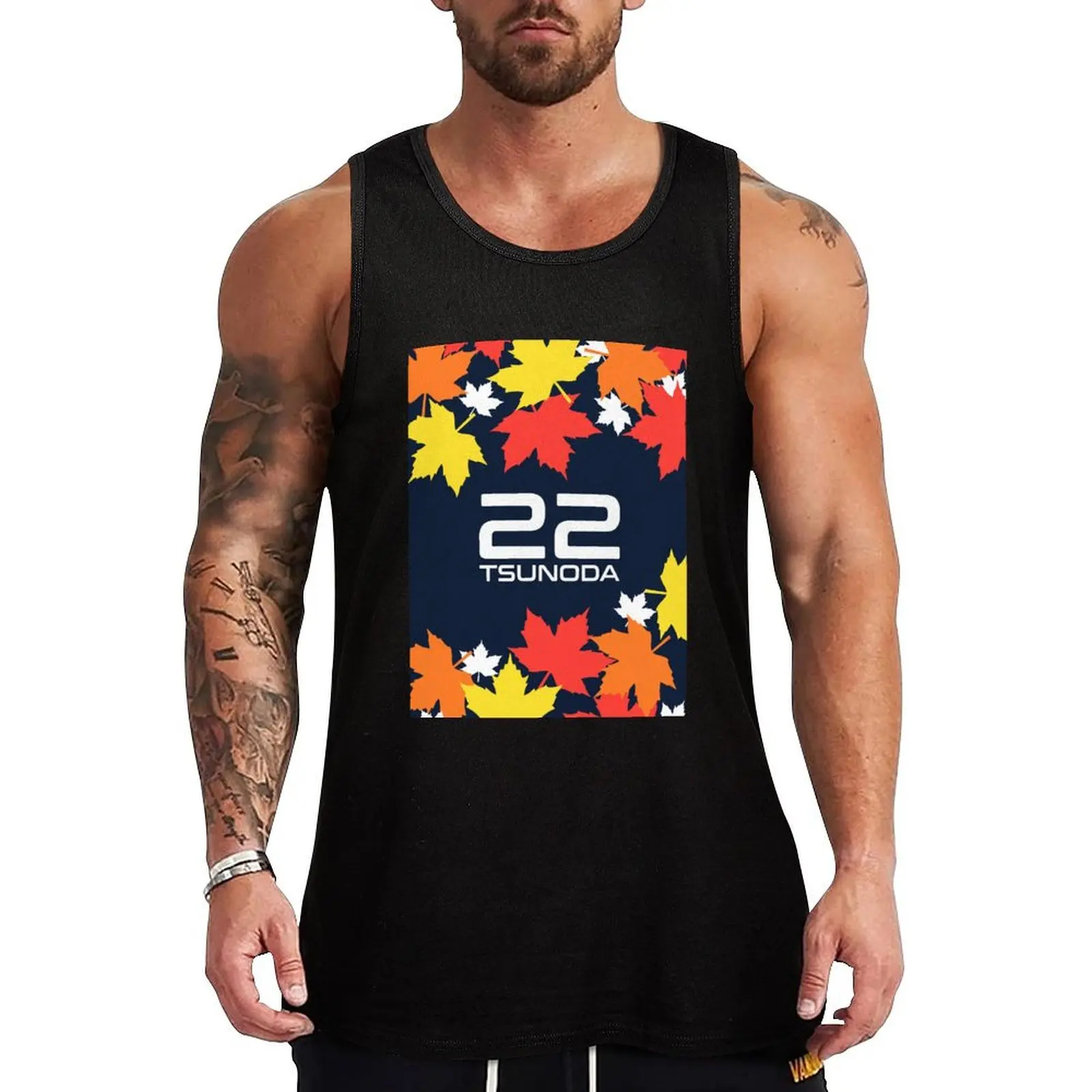 

F1 2024 - Yuki Tsunoda #22 Tank Top Vest male Sleeveless men clothing men summer clothes for men