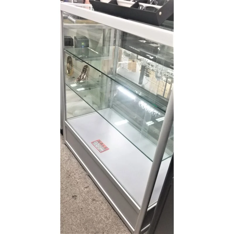 custom，Aluminum and Glass Display Cabinets for Smoke Shops Full Display Lockable Glass Display Showcase for Sale