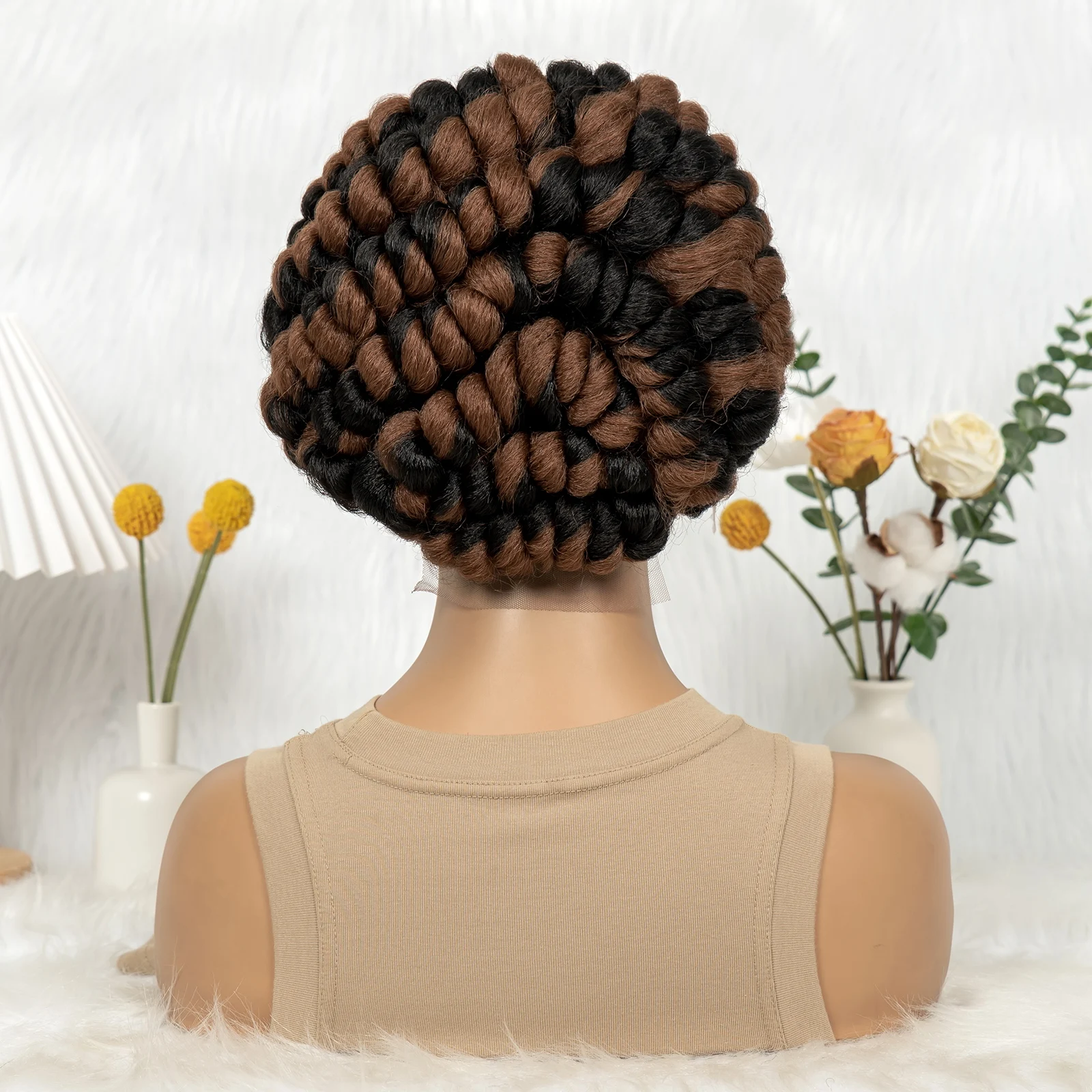 كورو مضفر الجانب أجزاء الشعر تصميم الباروكات الاصطناعية كامل الدانتيل بانتو الضفائر الباروكات مع شعر Babv للنساء السود #2