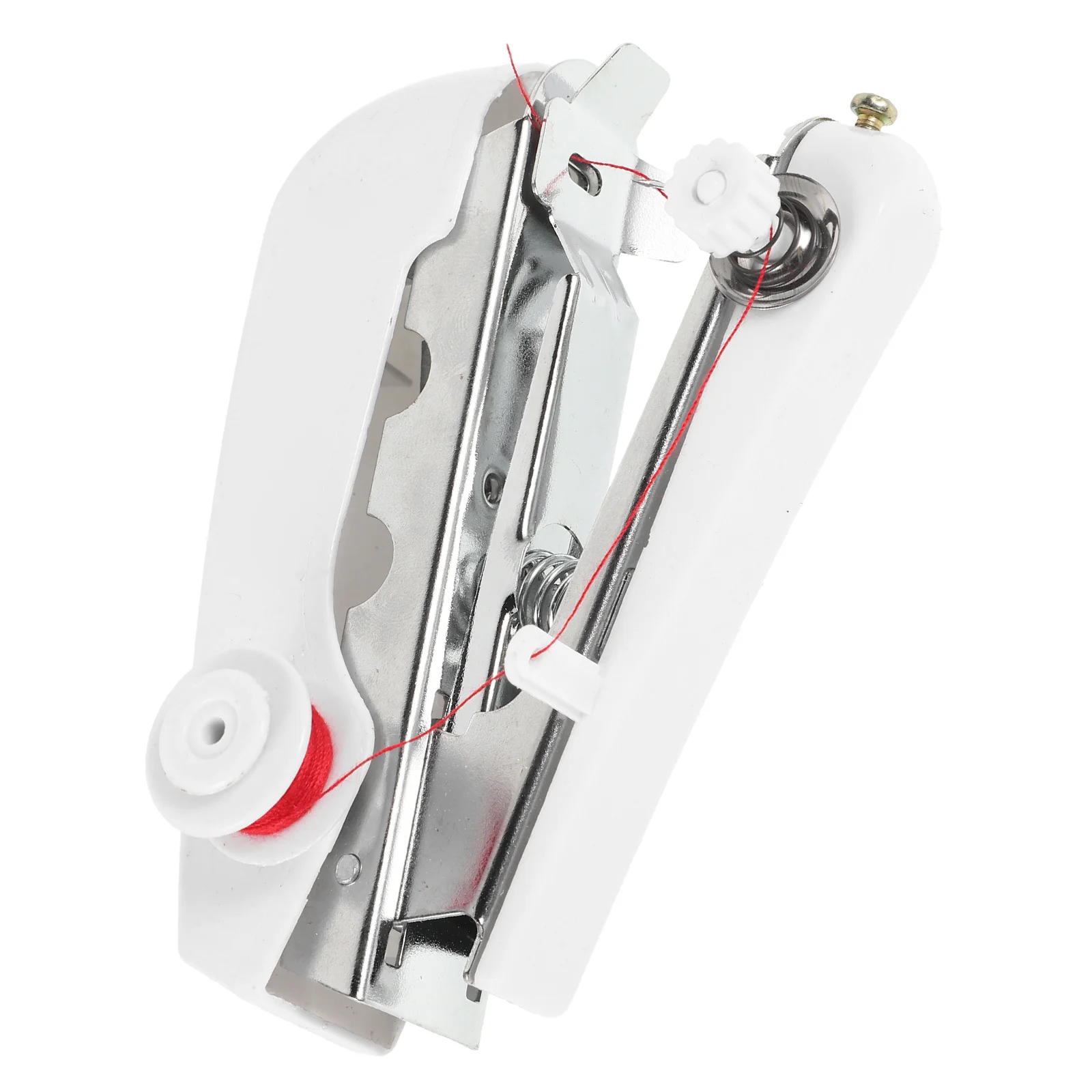 

Mini Manual Sewing Machine Fabric Portable Hand Held Stitching Pocket ' Clothes Stitcher Tool Craft Projects
