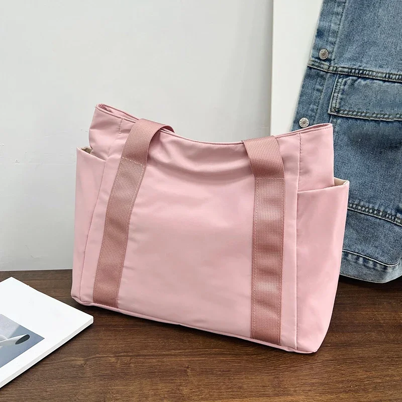 YOUDEYISI Large Capacity Nylon Tote Bags for Work Commuting Carrying Bag College Style Student Outfit Book Shoulder Bag