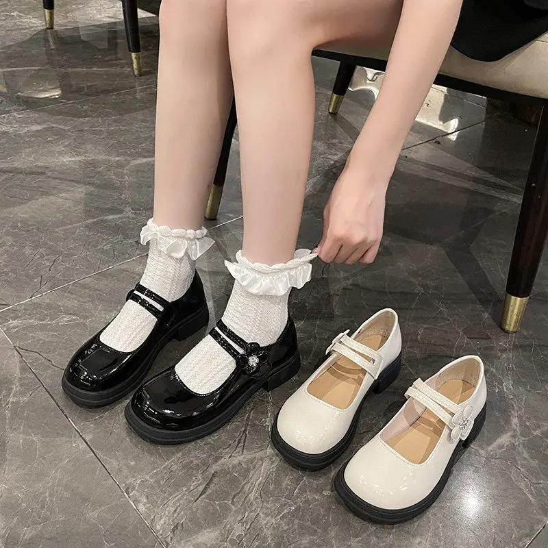 black-white-little-leather-shoes-primary-and-middle-school-girls-ceremony-princess-shoes-performance-outfit-school-uniform
