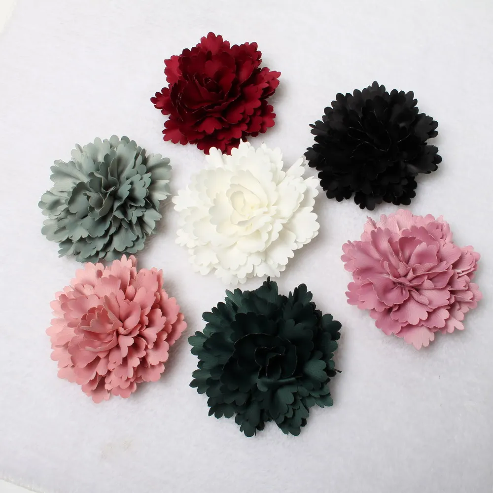 Fashion Flowers Fabric Hair Clips for Women Girls Barette Petals Poppy Large Floral Hair Slide Hairpins Hair Accessories