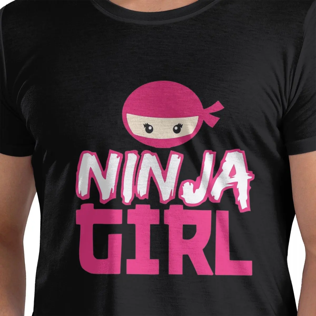 

Футболка Spy Ninja Girl из 100% хлопка, мужские классические футболки, мужские футболки с круглым вырезом и коротким рукавом, S-6XL