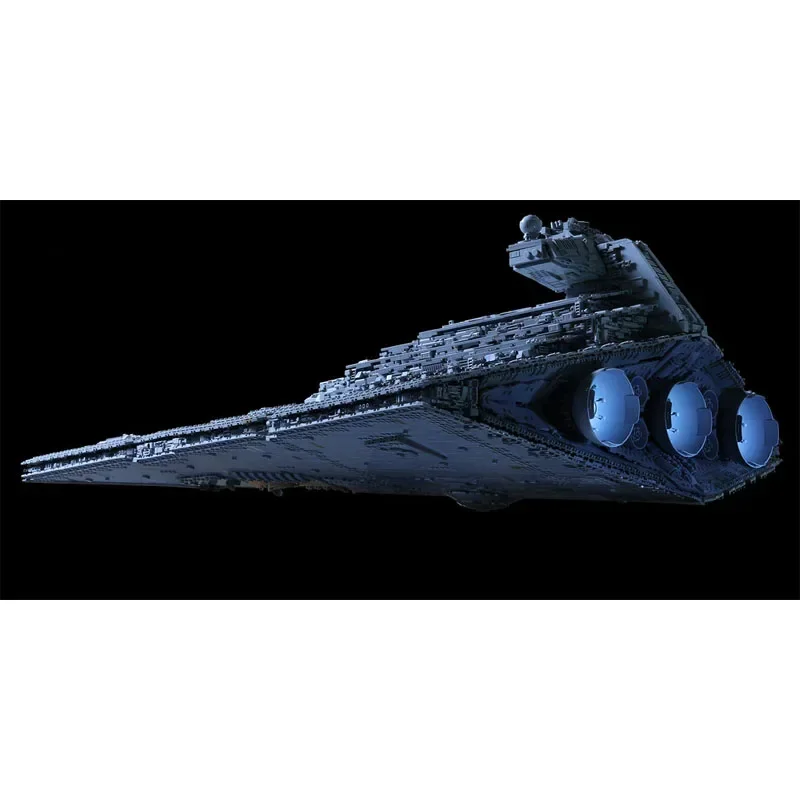 MOC-23556 الفيلم الكلاسيكي ISD العاهل سفينة الفضاء العملاقة اللبنات نموذج 11353 PartsMOC الإبداعية عيد ميلاد لعبة هدية للبنين أطفال