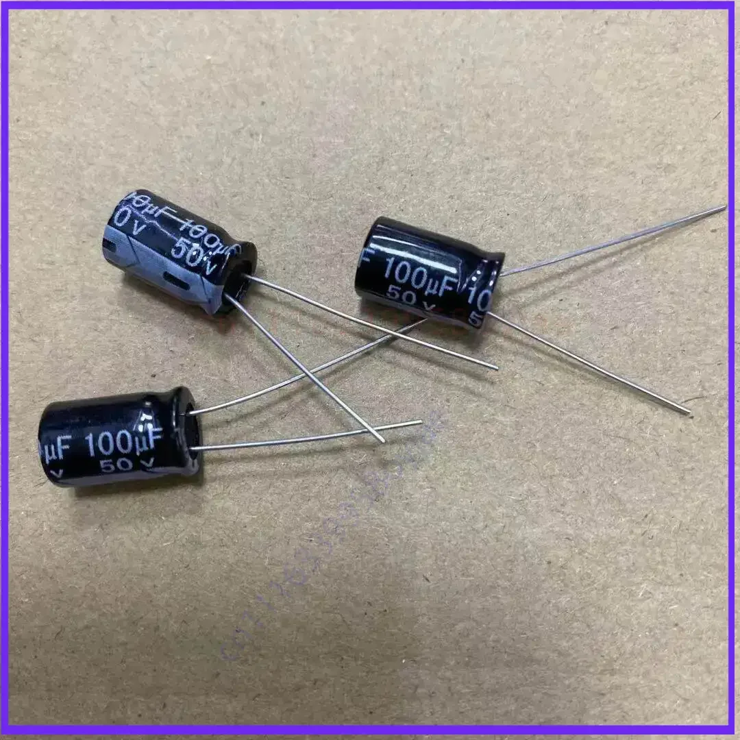 Condenser for 50V 100UF Electrolytic Capacitor   50pcs