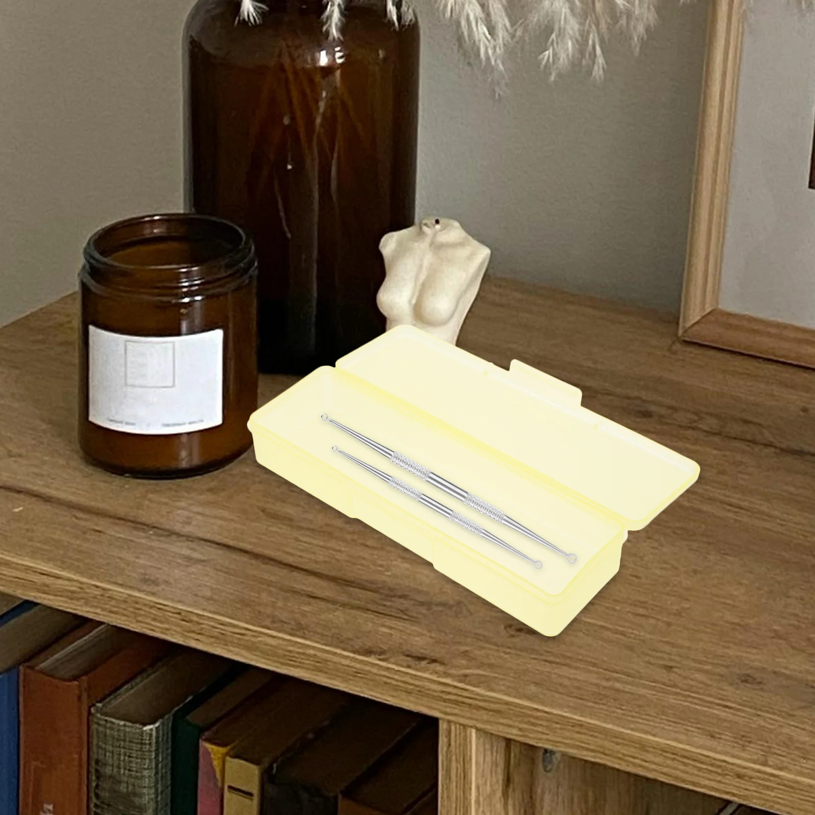 Cajas de almacenamiento para pinzas de pestañas, estuches duraderos y compactos portátiles, soporte para pinzas de pestañas, 5 uds.