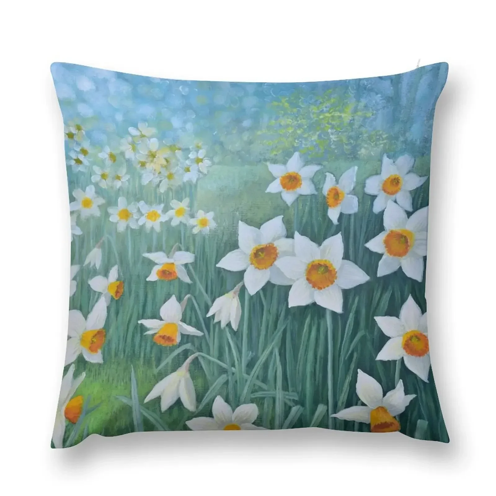 Host of Daffodils Throw Pillow Cushions For Children pillow cover christmas Sofa Cushions Covers pillow