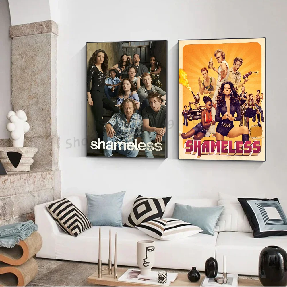 1pc Tv Series Shameless Movie Classic  Poster Paper Print Home Living Room Bedroom Entrance Bar Cafe Art Painting Decoration