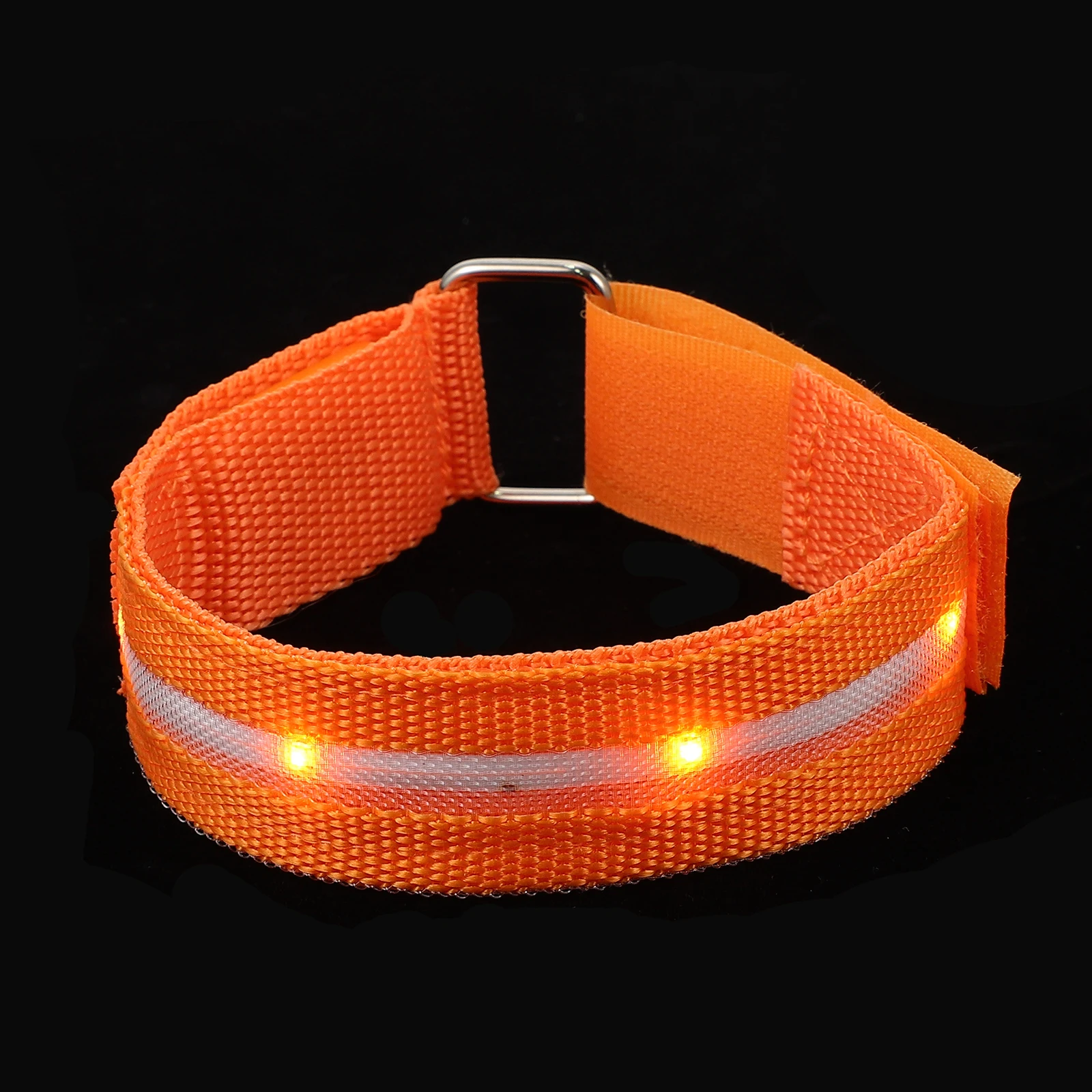 

Luminous Armband High Grade Nylon Reflective Straps for Running Cycling Night Safety LED Glowing Bracelet Adjustable Wristband