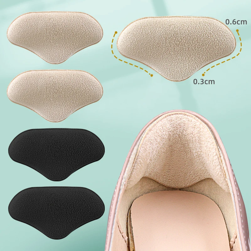 Soft 5D Heel Stickers Heel Protectors Sneaker Shrinking Size Insoles Anti-wear Feet Shoe Pads Adjust Size High Heel Cushion Inse