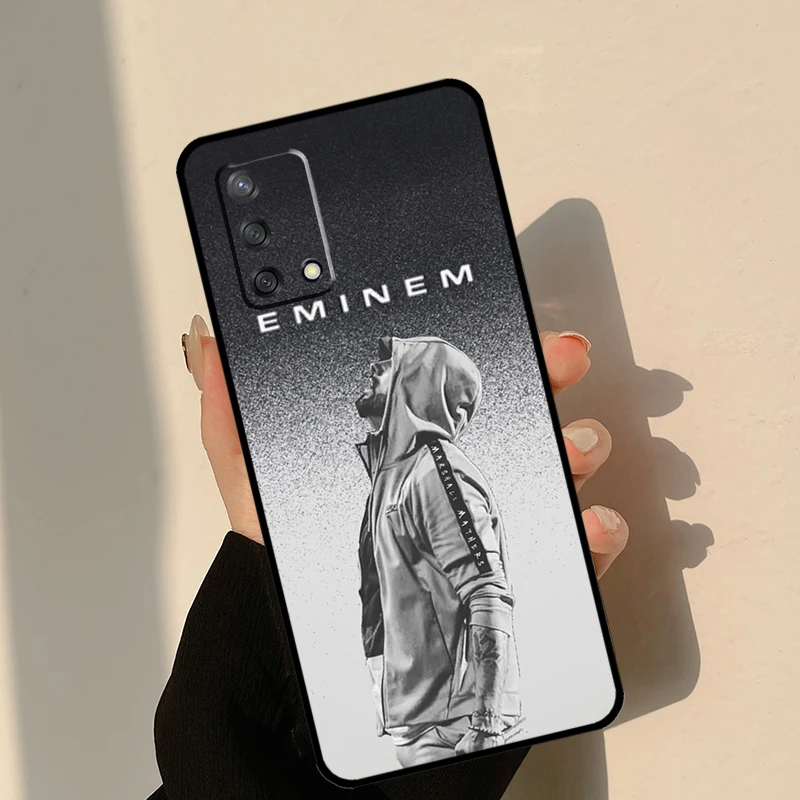 힙합 래퍼 에미넴 랩 케이스, OPPO A5 A9 A31 A53 S A15 A16 A17 A52 A72 A54 A74 A94 A57 A77 A76 A96 A54S 커버