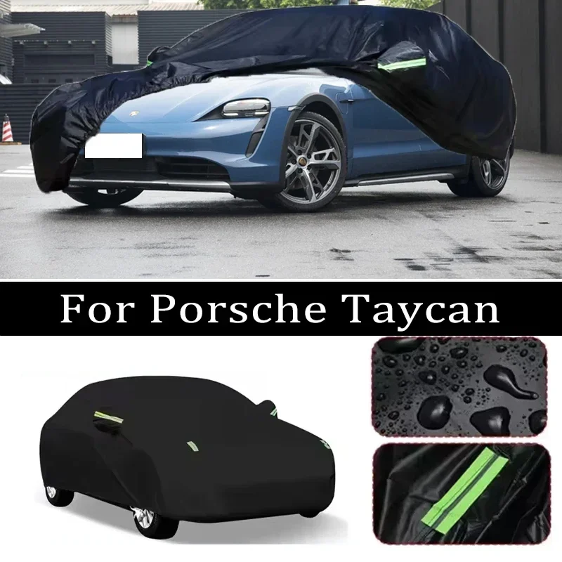 

Чехлы для автомобилей Porsche Taycan: водонепроницаемые, пылезащитные, для защиты от солнца, дождя и снега, из плотной ткани Оксфорд, полный комплект автомобильных аксессуаров