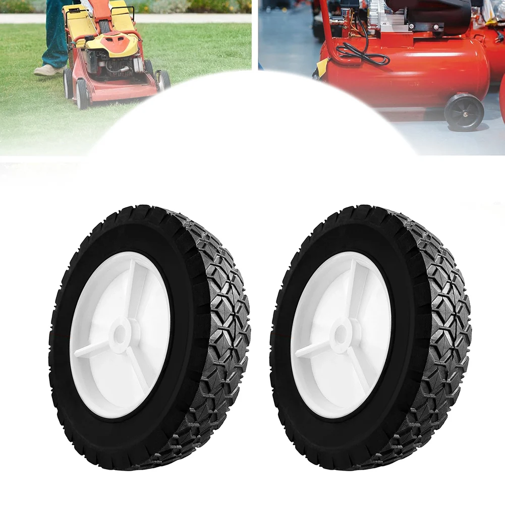 8 Inch Replacement Wheel 72-108 For Craftsman For Weber BBQ Grill Lawn Mower Utility Cart Hand Truck Rubber Plastic Tire