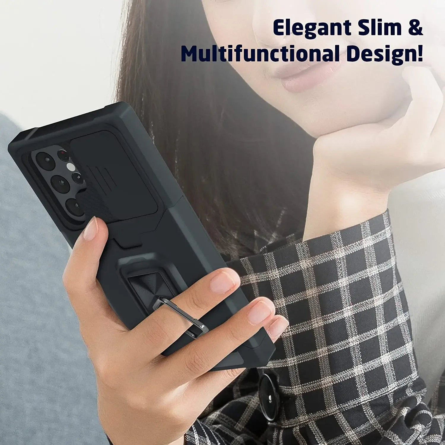 Custodia protettiva per carte a portafoglio antiurto per Samsung Galaxy S24 Ultra S23 FE S22 Note 20 Ultra A14 A54 A13 A53 Heavy Duty Armor Style