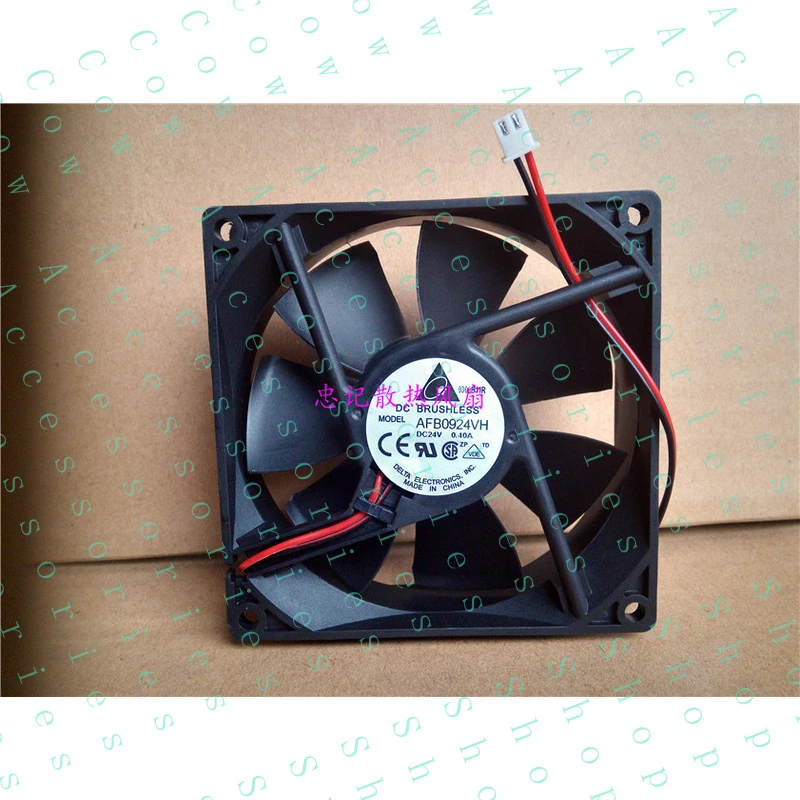

PP+ FOR Delta AFB0924VH Fan DC 24V 0.4A 92x92x25mm 2 PIN 67CFM PC Computer Cooling Fan