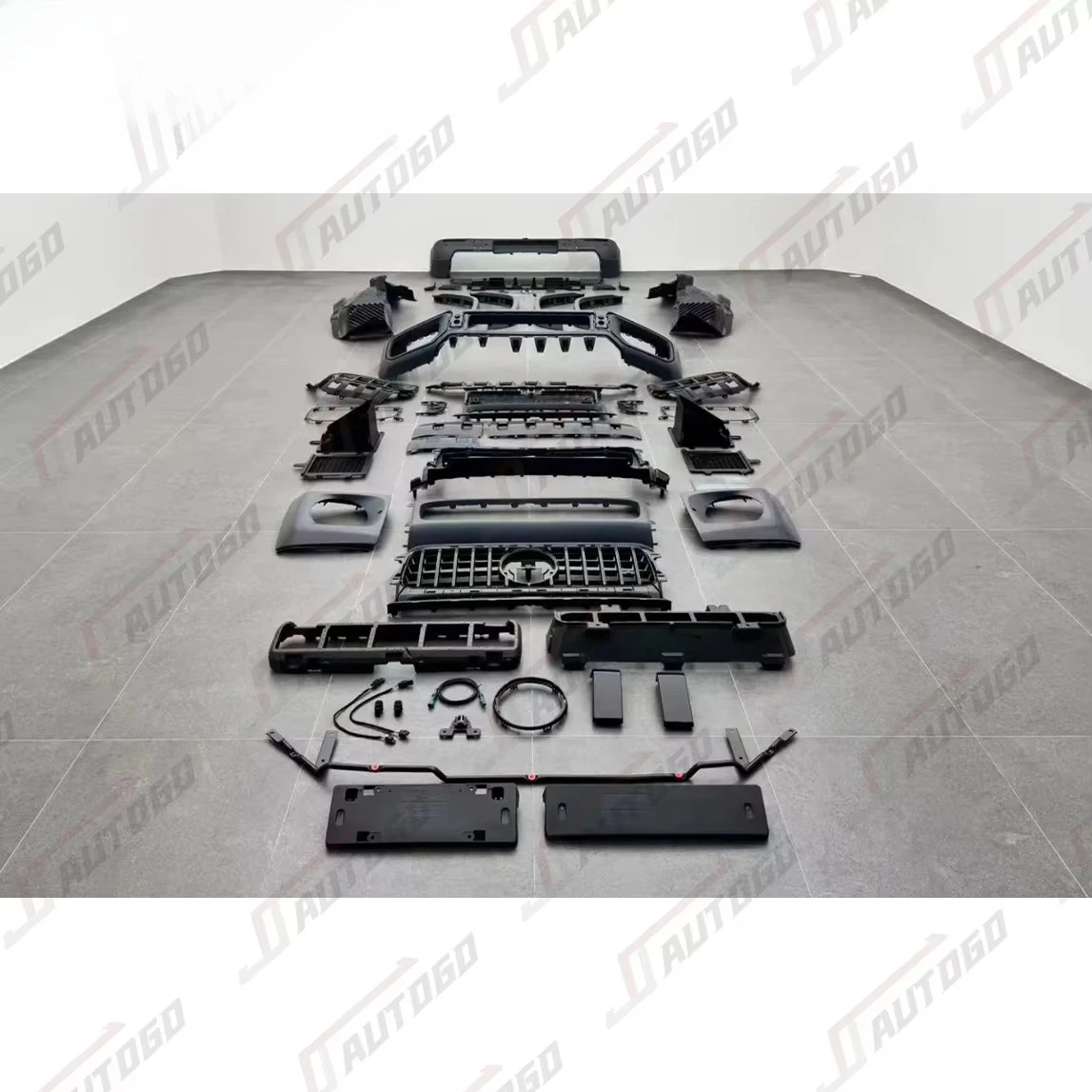 

For Mercedes-Benz G-Class W464 W465 2018-2025 Auto Facelift Refit Retrofit PP+ABS Plastic Bumper Assembly Upgrade to G63