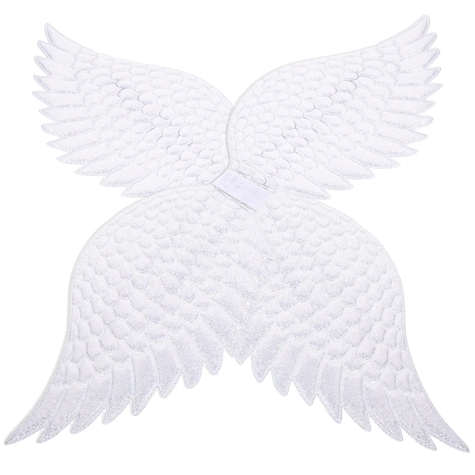 2 Pcs Angel Wings Clothing Fancy Dress Outfits Accessory Role Play Costume Prop Party Photo-shoot Props Halloween