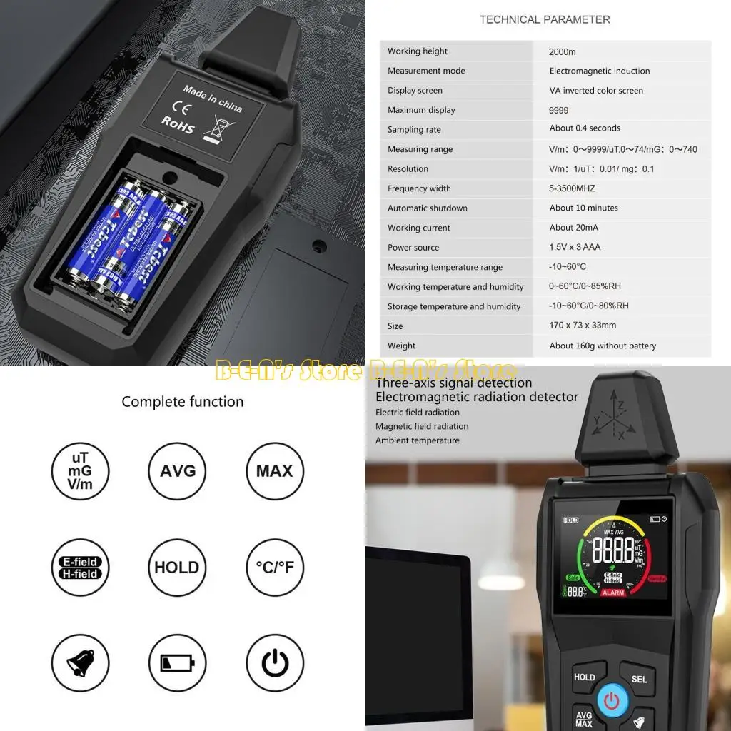 Y1AD Radiation Detector for Nuclear Measurement with Temperature Humidity Monitoring