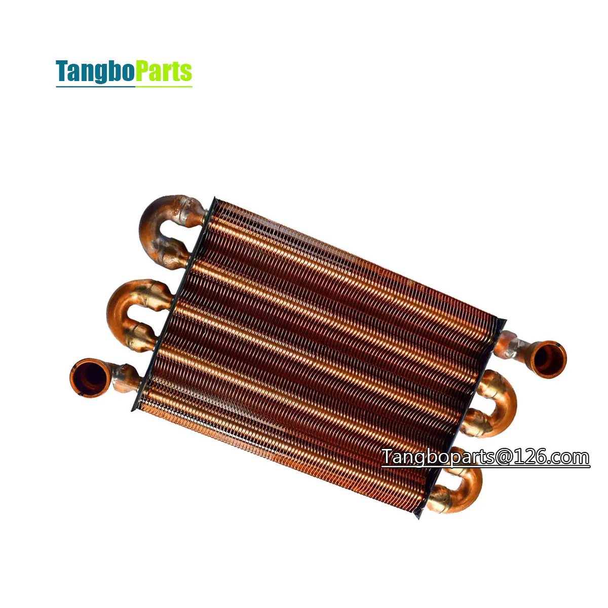 Gas Wall Hanging Furnace Accessories Copper 260mm Heat Exchanger For Vaillant Gas Boilers