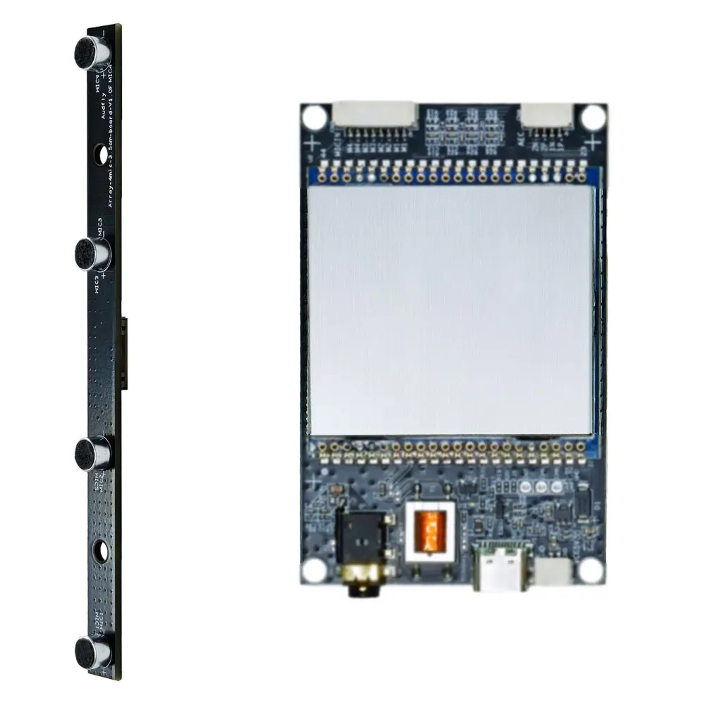 2026 Audfly 30° Pickup Angle 4 Microphone Array Directional Microphone Module for Interactive Information Kiosk Audio