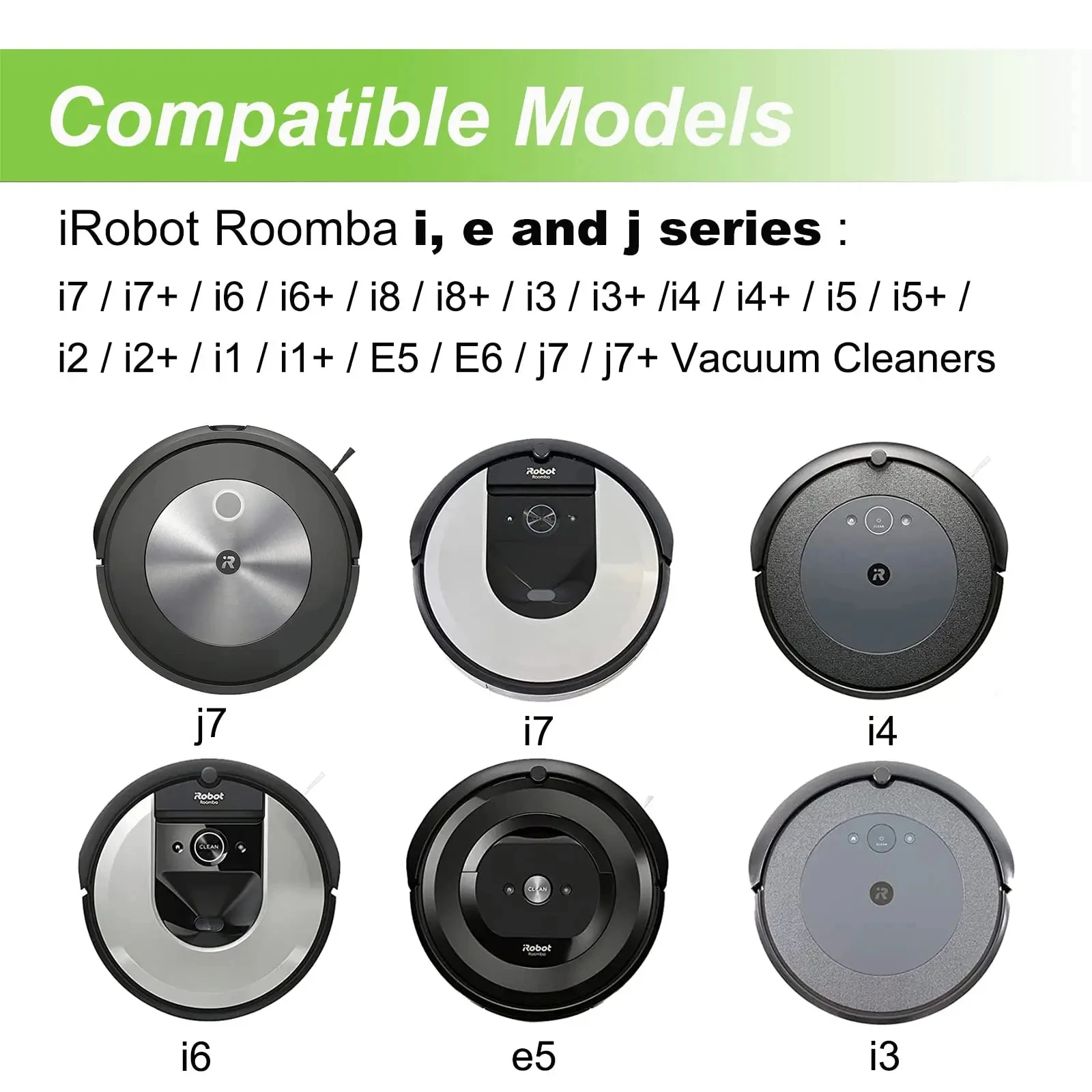 Side Brush for iRobot Roomba i and e Series i7 i7+ Plus i8 i3 i6+/Plus E5 E6 E7 5150 6198 7150 7550 Robot Vacuums