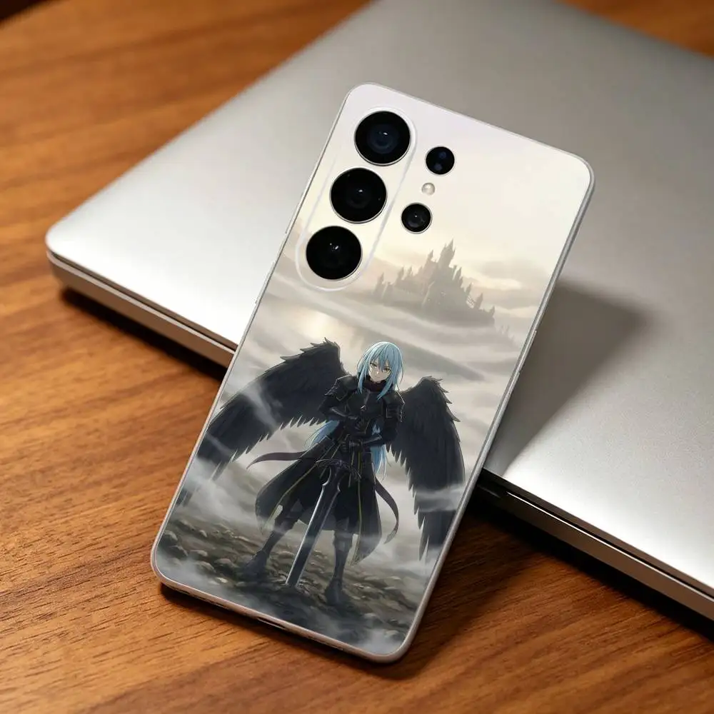 T-That Time I Got Reincarnated As A Slime Clear Hard Phone Case For SamsungS25,24,23,22,21,10,9Ultra,Plus,Lite Transparent Cover