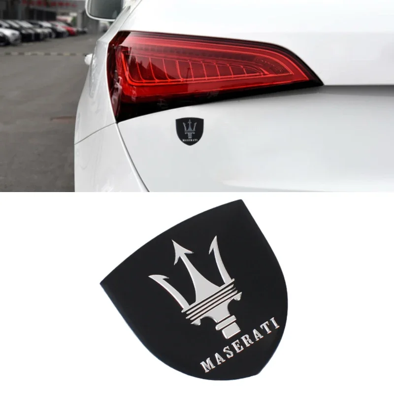 ملحقات ملصق شارة خلفية لجسم السيارة لمازيراتي ليفانتي جران توريزمو جيبلي كواتروبورتي كوبيه GT غرانسبورت كوبيه GC