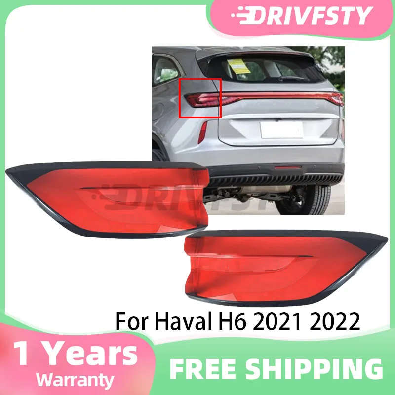 

Rear Outer Tail Lamp Cover Brake Lights Shell for Great Wall Haval H6 3th Generation 2021 2022 Replace The Original Lampshade