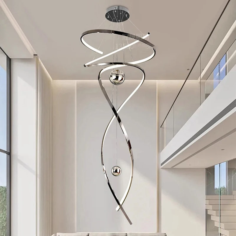 

Modern Minimalism Light Luxury Pendant Light LED Creative Personality Living Room Villa Hall Restaurant Hotel Ceiling Chandelier
