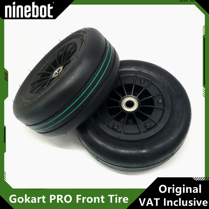 Original Front Tire For Ninebot by Segway Gokart Pro 80/60-5 Front Wheel Tire Tubeless Tyre Accessories