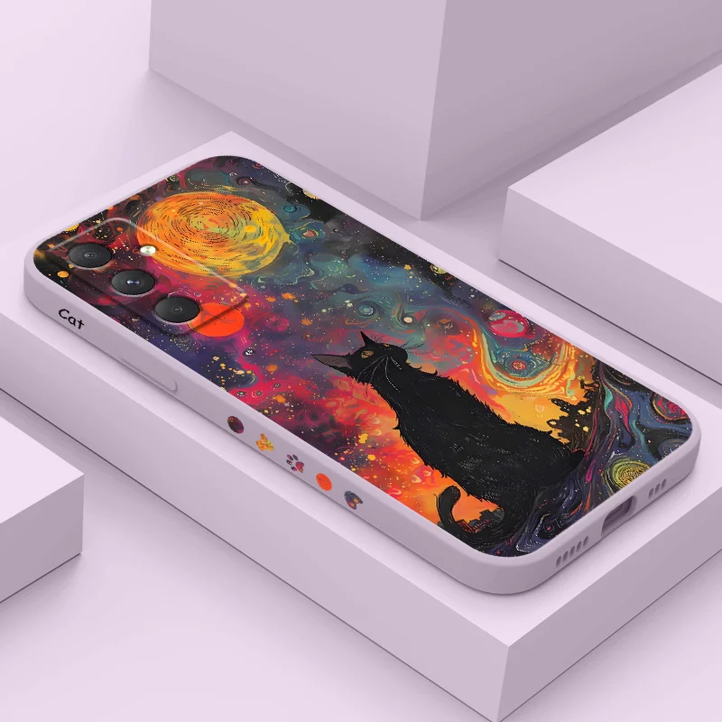 

Bright Stars Phone Case For Samsung Galaxy A55 A35 A25 A15 A16 A06 A05 A05S A54 A34 A24 A14 A04 A04S A04E 4G 5G Cover