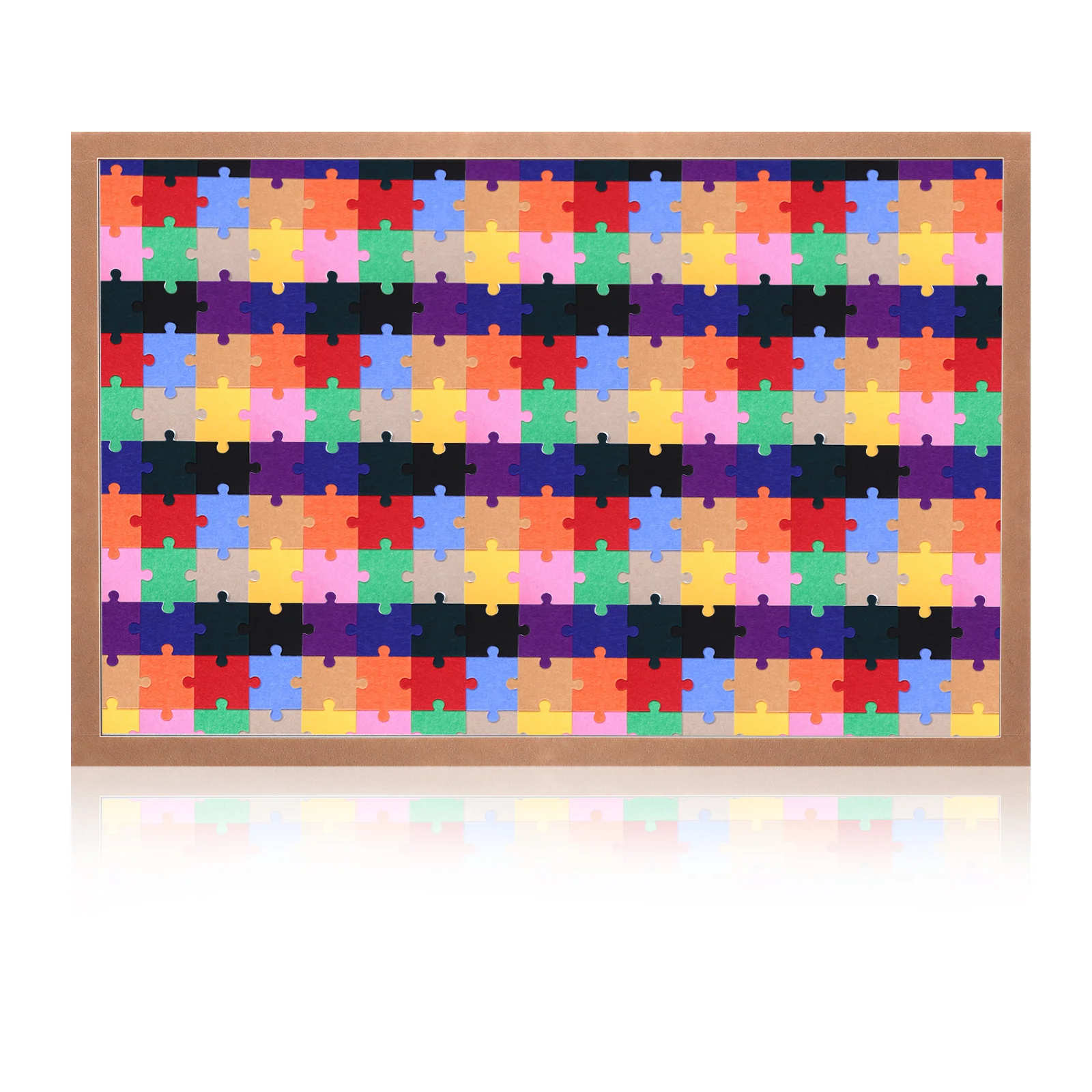 Antislip Opvouwbare Puzzelmat 60x40cm Leeg Frame Draagbare Jigsaw Holder Craft Storage Board Puzzelbord Houten Fotomat