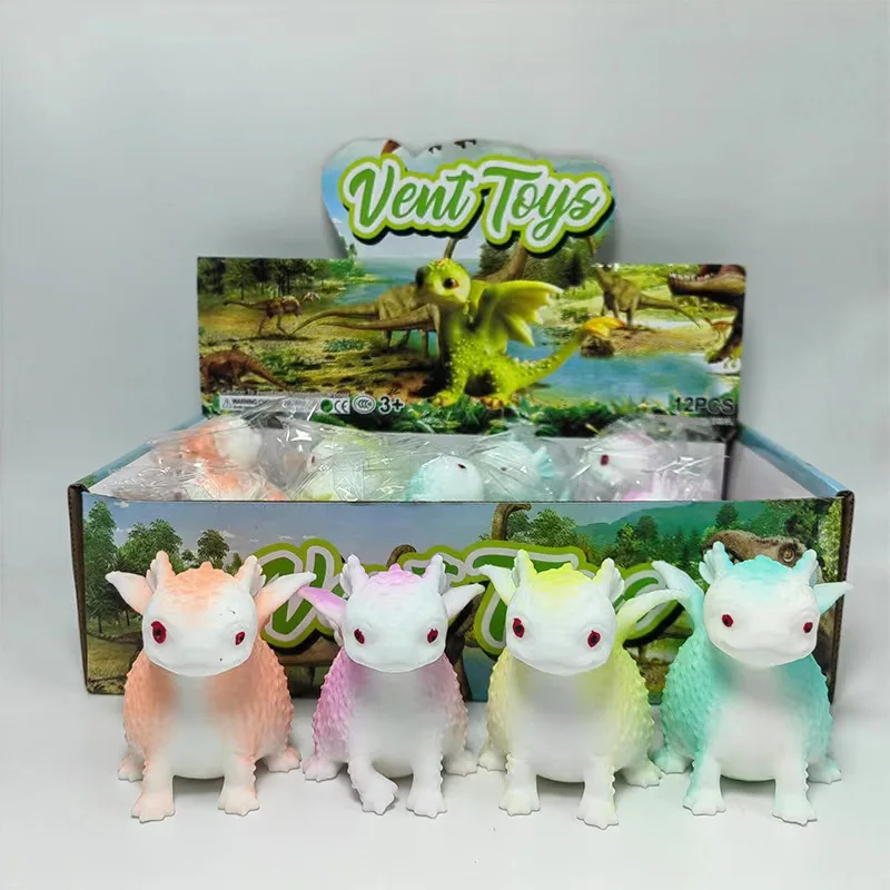 Mini jouet de simulation de dinosaure pour garçons, évent de pincement, décoration de nouveauté créative mignonne, jouet de Fidgeing, cadeau pour enfants