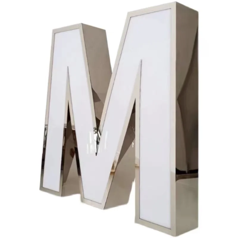 Custom 3D Signage Led Outdoor Advertising Sign Company Headlight Backlight Letter Sign Board Design