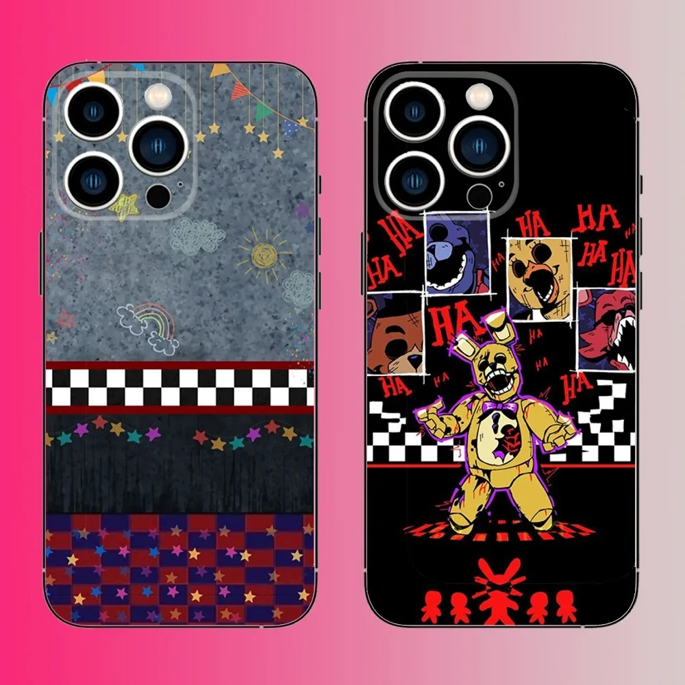 Fnaf F-Five-n-nights-At-F-Freddys Phone Case For iPhone 16,15,14,13,12,11,Pro,Max,Plus,Mini,X,XS,XR,8,7,S,SE Free shipping Soft