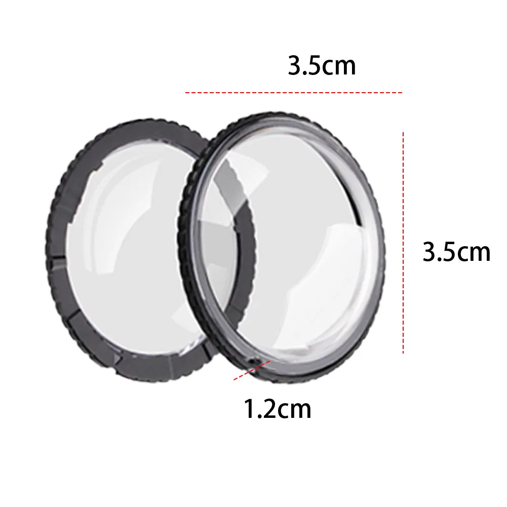 Lens Guards for Insta360 X4 Lens Protector Tempered Glass Front Back Camera Lens Guards Cap Anti-Scratch Glass Protective Cover
