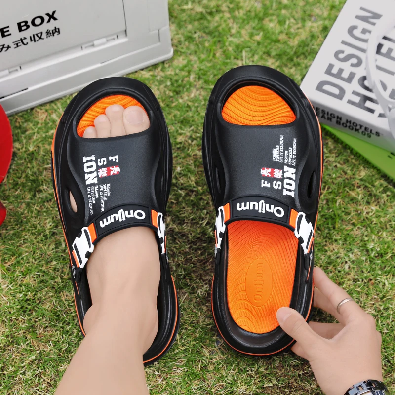 Summer Men's Outdoor Sandals Beach Slippers Comfortable Soft Clogs Men Casual Shoes Women Garden Water Shoes Men Beach Sandals image 5